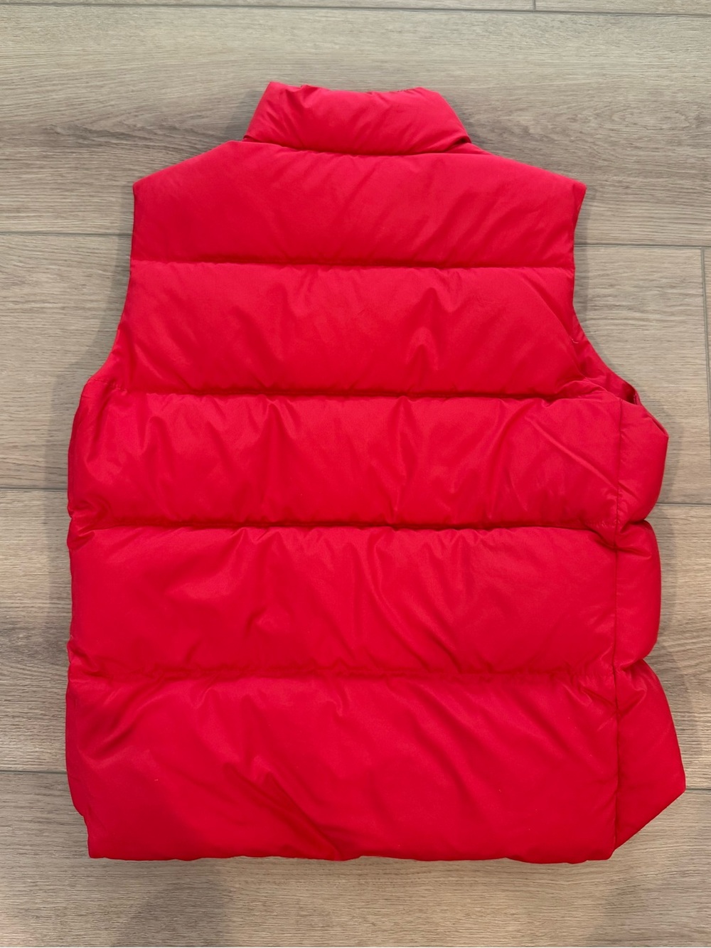 Ralph Lauren Bright Red Quilted Down Vest - Picture 2 of 4